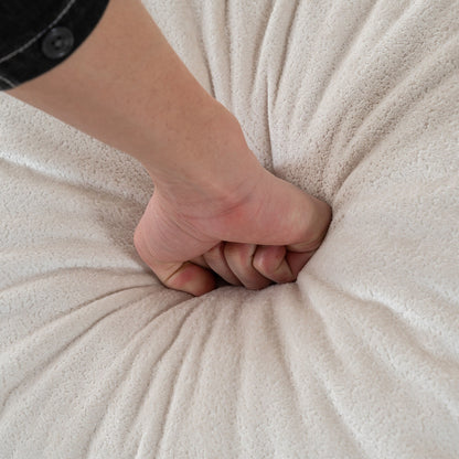 Divano letto componibile modulare a L con chaise longue e seduta profonda per soggiorno e ufficio