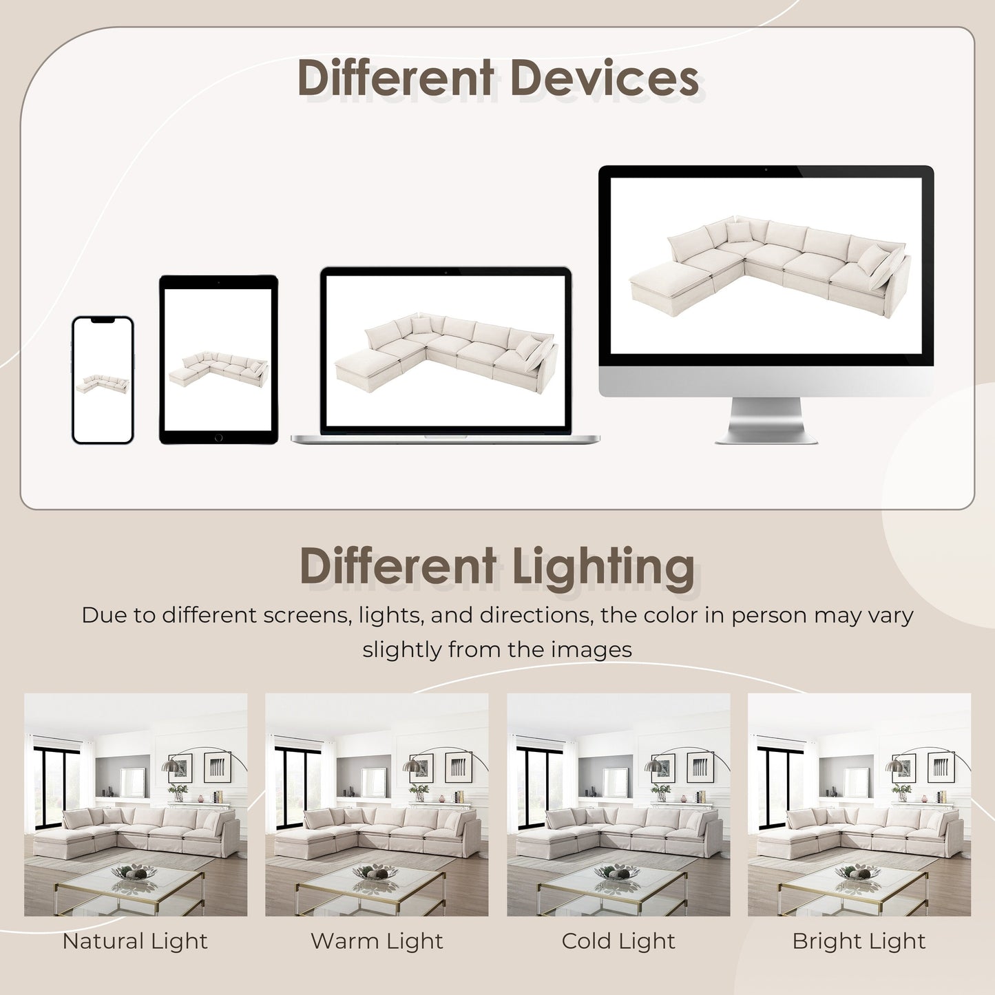 Divano componibile modulare con pouf mobile, arredamento per interni imbottito a L, seduta ampia, combinazione libera, divano in ciniglia