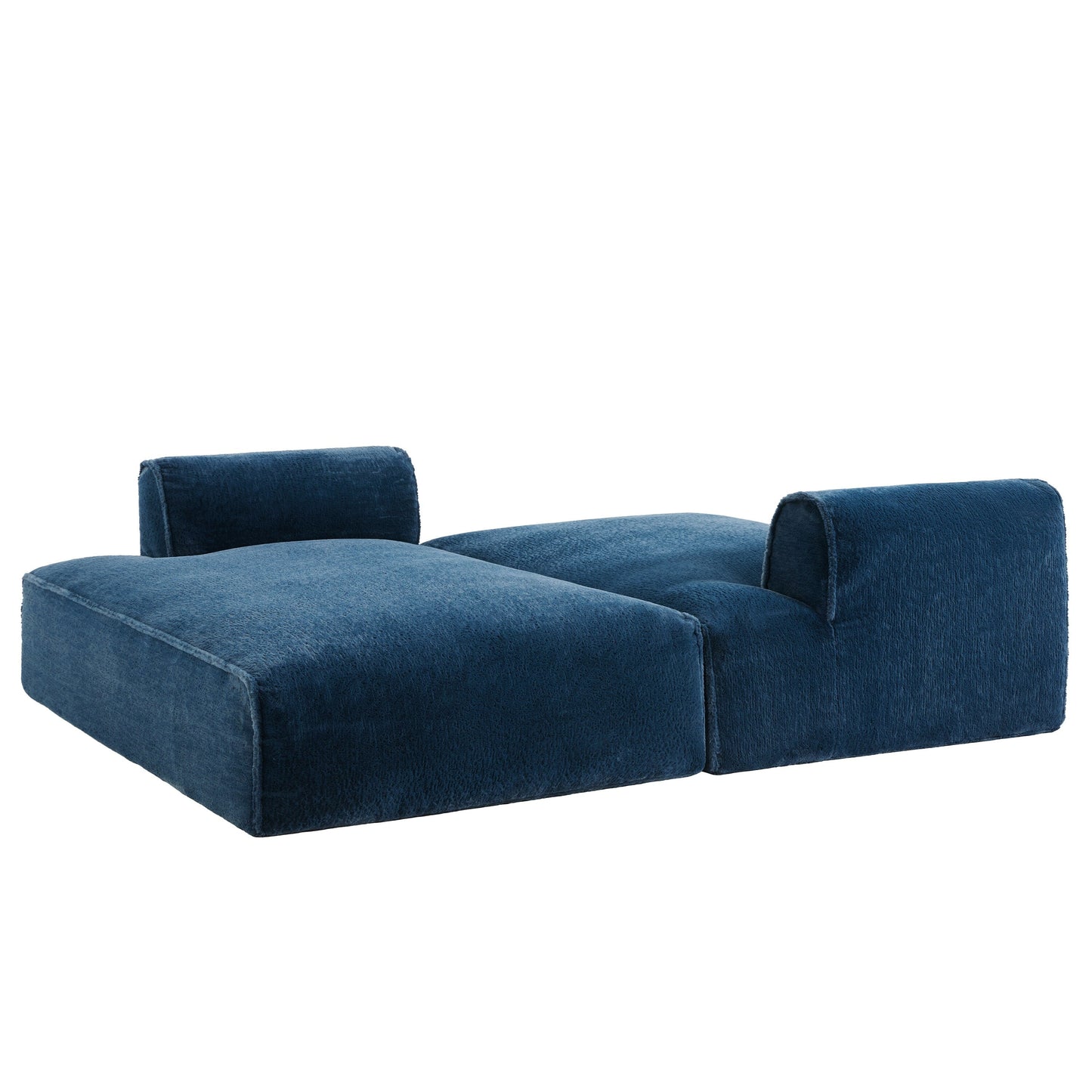 Divano componibile modulare, completamente compresso, spazioso divano letto imbottito in schiuma per soggiorno, design adatto agli anziani