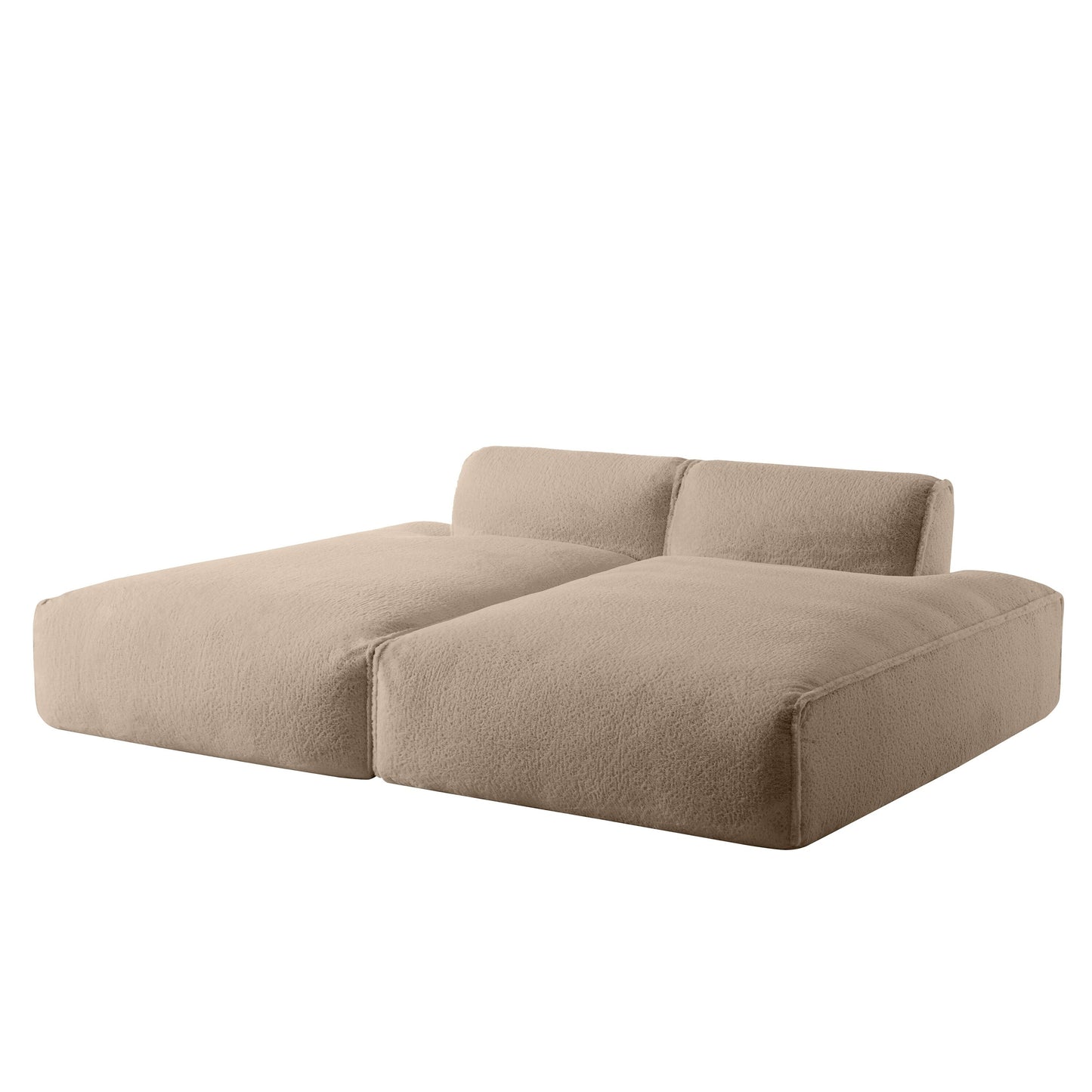 Divano componibile modulare, completamente compresso, spazioso divano letto imbottito in schiuma per soggiorno, design adatto agli anziani