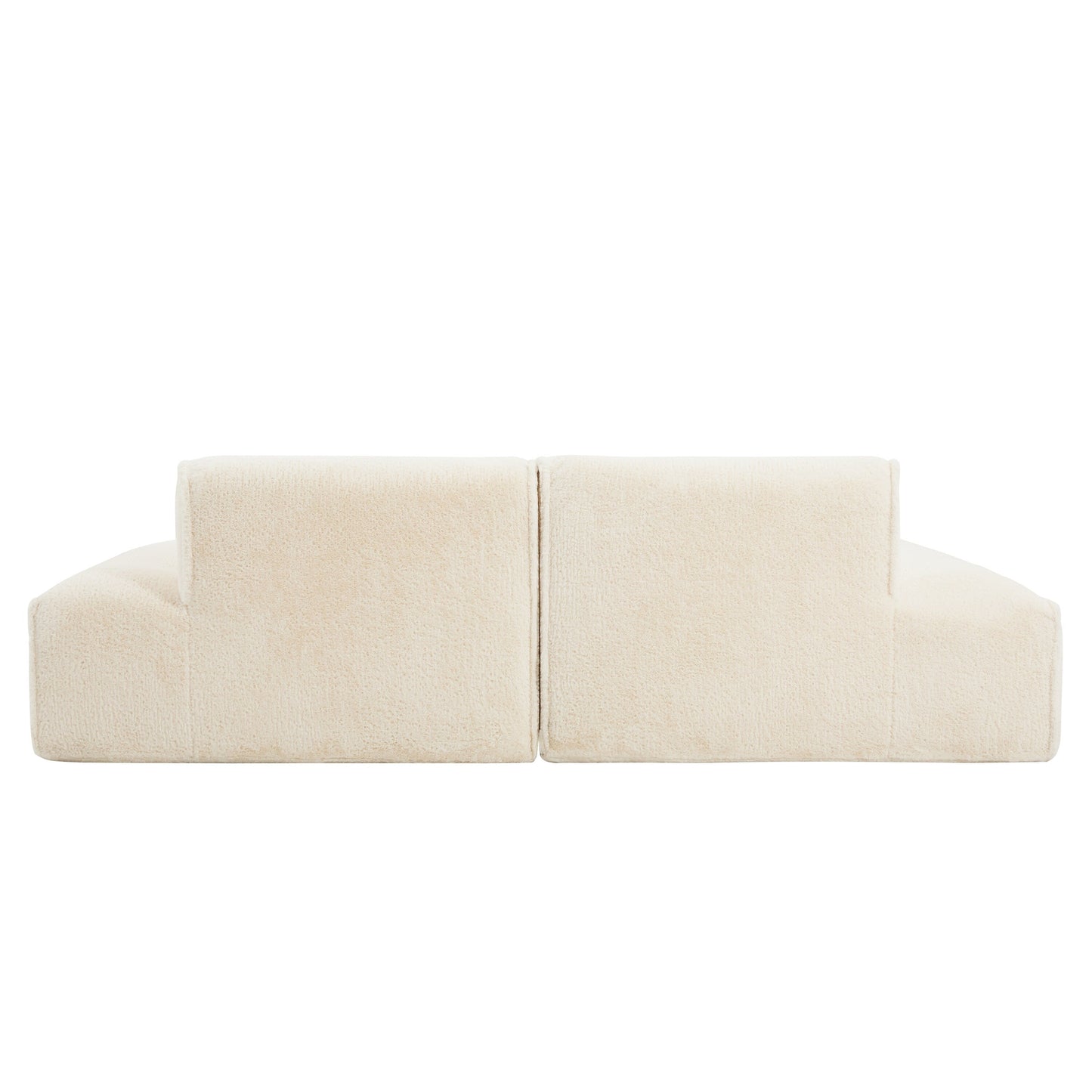 Divano componibile modulare, completamente compresso, spazioso divano letto imbottito in schiuma per soggiorno, design adatto agli anziani