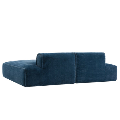 Divano componibile modulare, completamente compresso, spazioso divano letto imbottito in schiuma per soggiorno, design adatto agli anziani