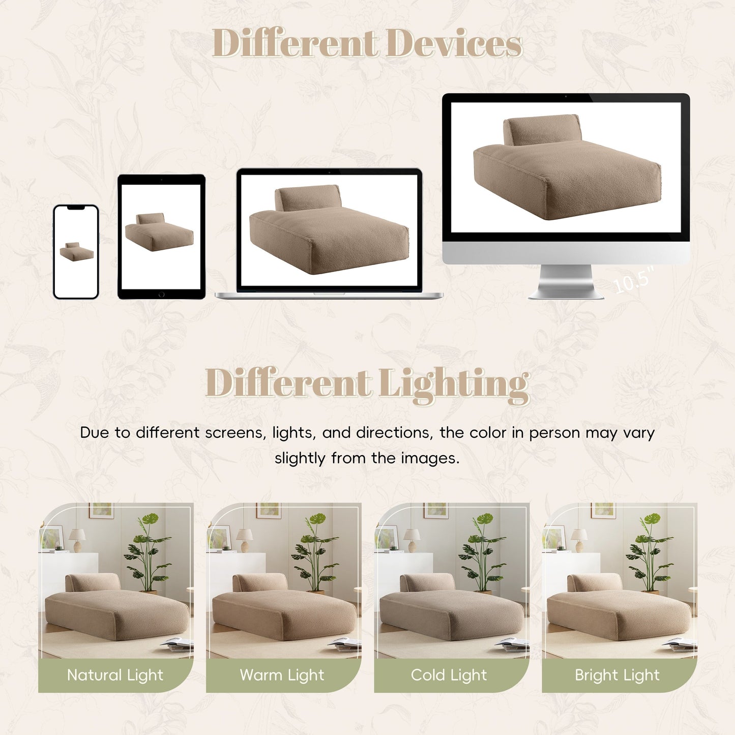 Divano modulare, completamente compresso, spazioso divano letto imbottito in schiuma per soggiorno, design adatto ad anziani/bambini