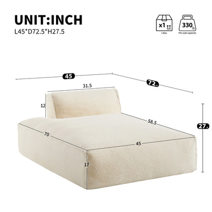 Divano modulare, completamente compresso, spazioso divano letto imbottito in schiuma per soggiorno, design adatto ad anziani/bambini