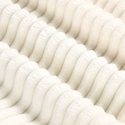 Divano letto componibile modulare a forma di U in velluto a coste, 6 posti, convertibile, con chaise longue contenitore e porte USB per soggiorno