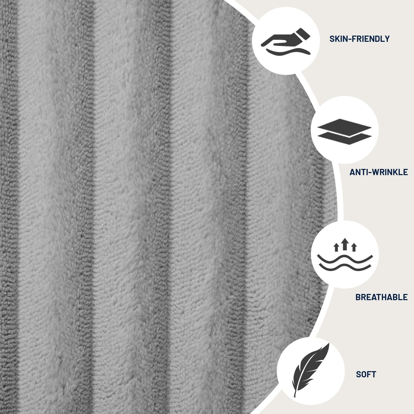 Divano componibile modulare a forma di U, chaise longue a 4 posti con design reversibile per soggiorno e camera da letto