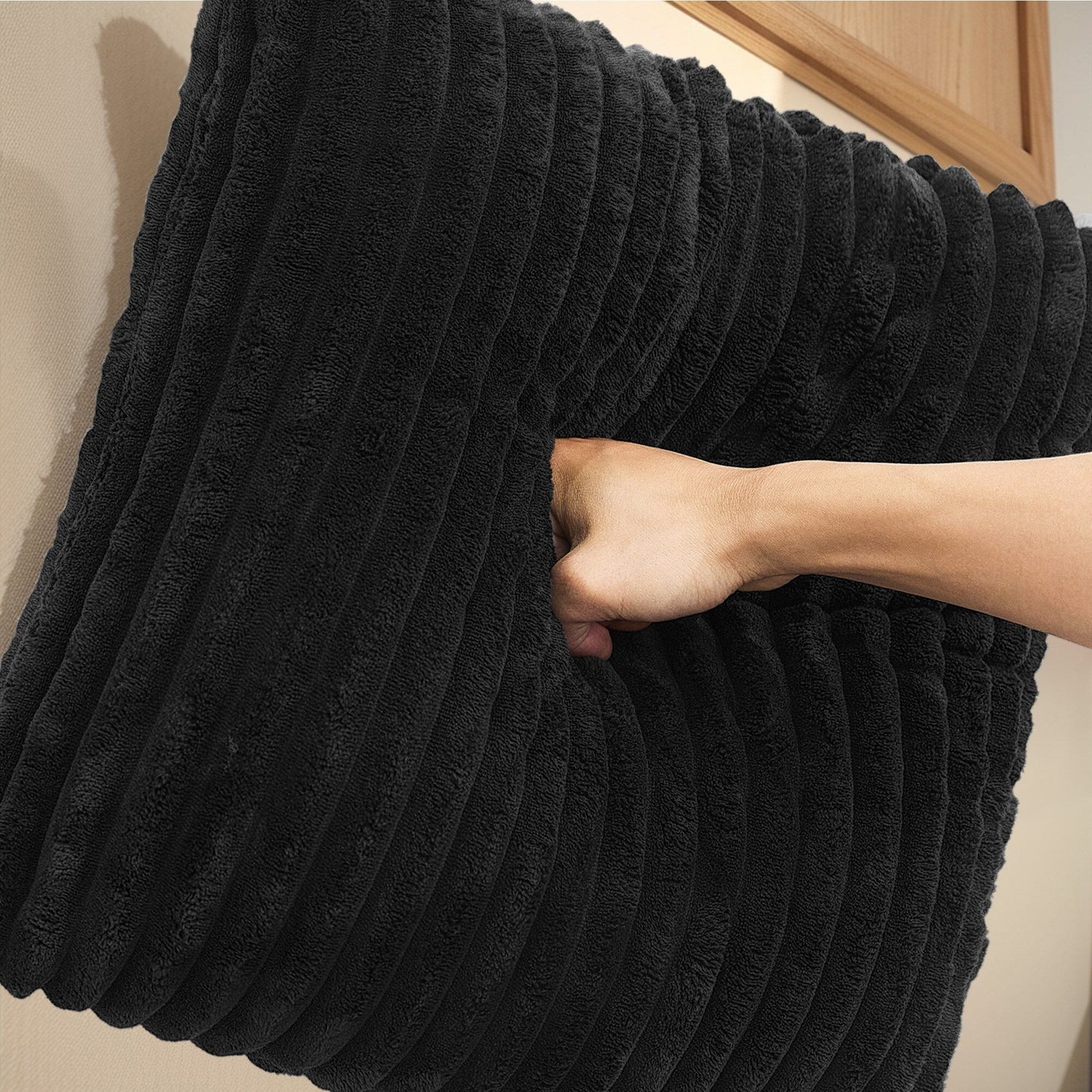 Divano componibile modulare a forma di U, chaise longue a 4 posti con design reversibile per soggiorno e camera da letto