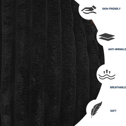 Divano componibile modulare a forma di U, chaise longue a 4 posti con design reversibile per soggiorno e camera da letto