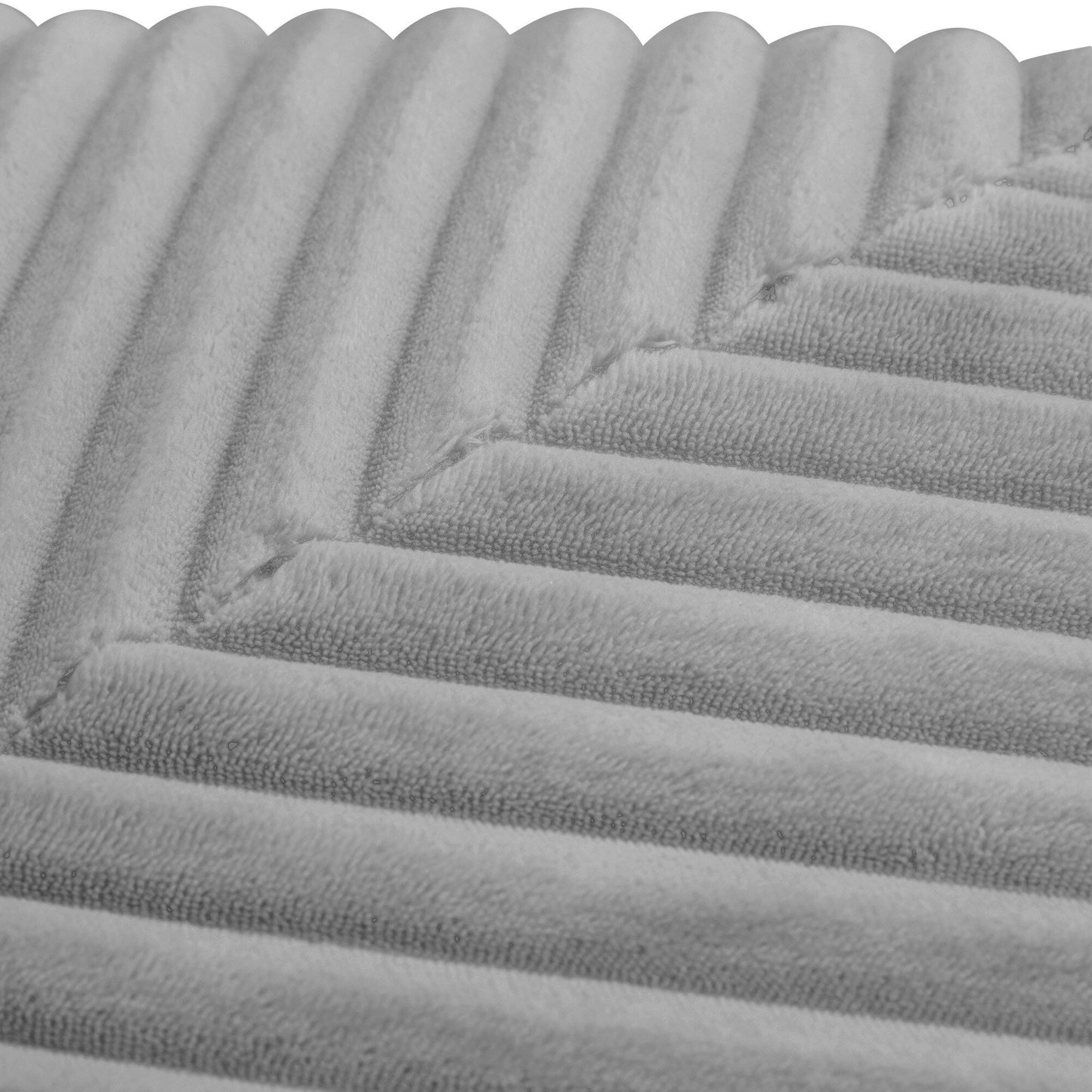 Divano componibile modulare a forma di U, chaise longue a 4 posti con design reversibile per soggiorno e camera da letto