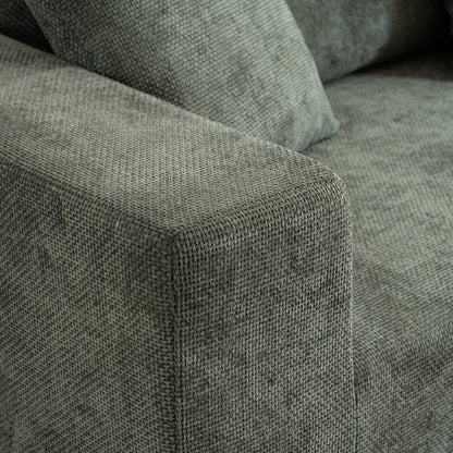 Sezione trasversale modulare con poltrona a L, divano a nuvola, divano con cuscino morbido per soggiorno e camera da letto - nessuna installazione richiesta