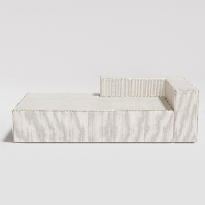 Divani a compressione in velluto a coste modulari