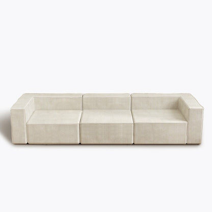 Divani a compressione a tre posti in velluto a coste