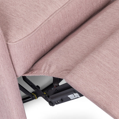 Poltrona reclinabile girevole con schienale trapuntato Mohaven Contemporary di Christopher Knight Home