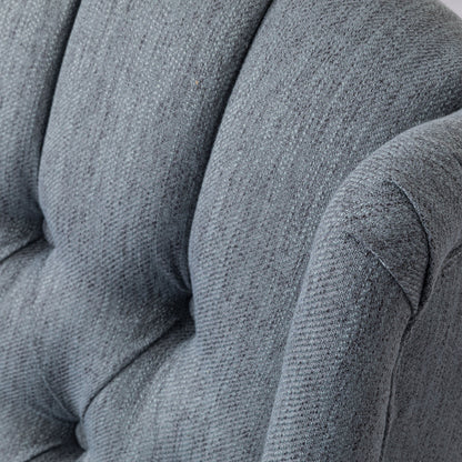 Poltrona reclinabile girevole con schienale trapuntato Mohaven Contemporary di Christopher Knight Home