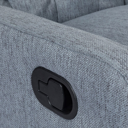 Poltrona reclinabile girevole con schienale trapuntato Mohaven Contemporary di Christopher Knight Home