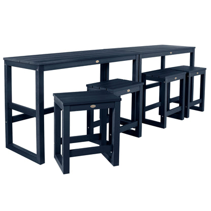 HIGHWOOD Monroe Modern Set di 6 sgabelli/tavolini da balcone alti fino al bancone - N/D