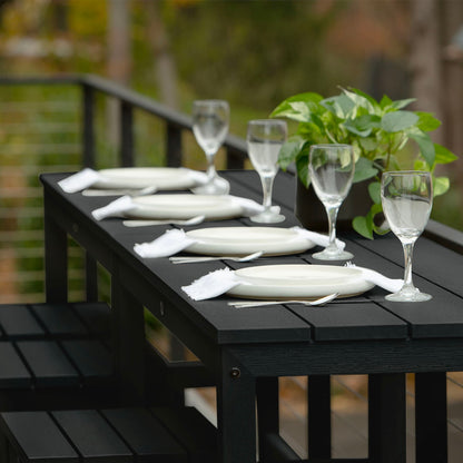 HIGHWOOD Monroe Modern Set di 6 sgabelli/tavolini da balcone alti fino al bancone - N/D