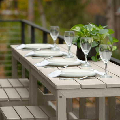 HIGHWOOD Monroe Modern Set di 6 sgabelli/tavolini da balcone alti fino al bancone - N/D