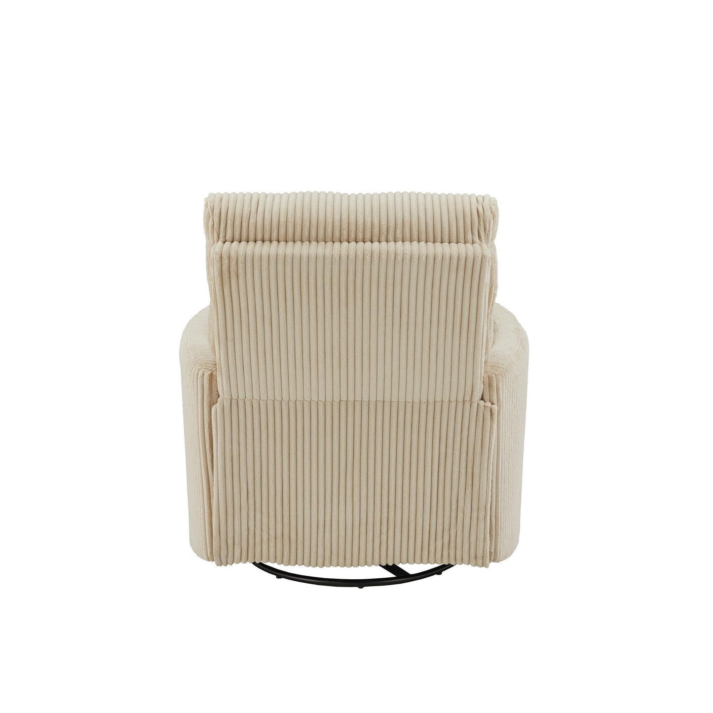 Poltrona reclinabile girevole manuale in velluto a coste Montclair Plush di iNSPIRE Q Classic