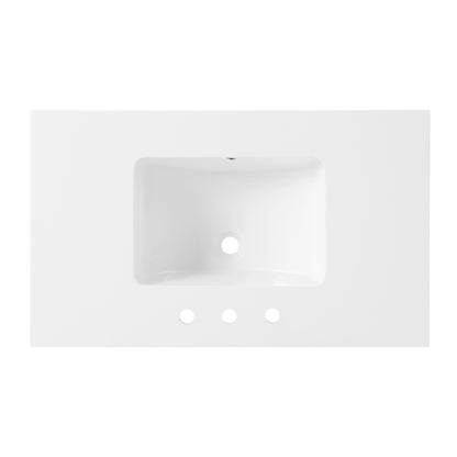 Mobile bagno singolo Monterey 37 Farmhouse con piano