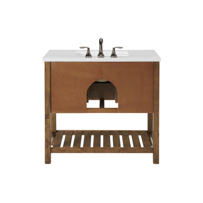 Mobile bagno singolo Monterey 37 Farmhouse con piano