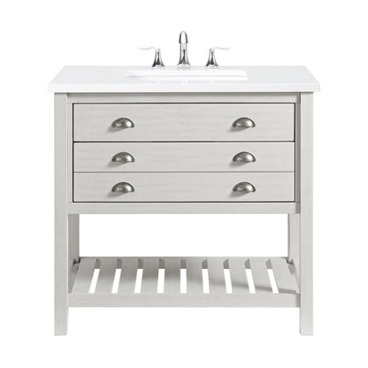 Mobile bagno singolo Monterey 37 Farmhouse con piano