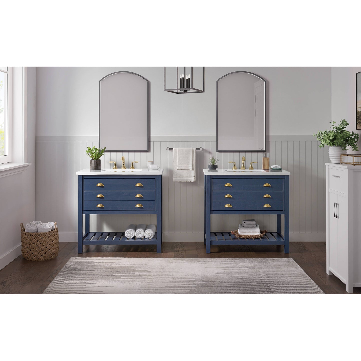 Mobile bagno singolo Monterey 37 Farmhouse con piano