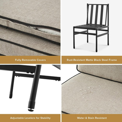 Mobili da giardino Mopio Odelia, set da conversazione componibile per esterni