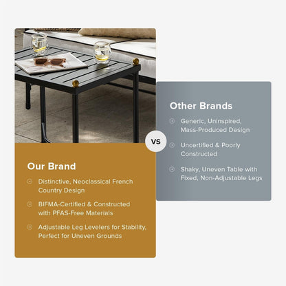 Mobili da giardino Mopio Odelia, set da conversazione componibile per esterni