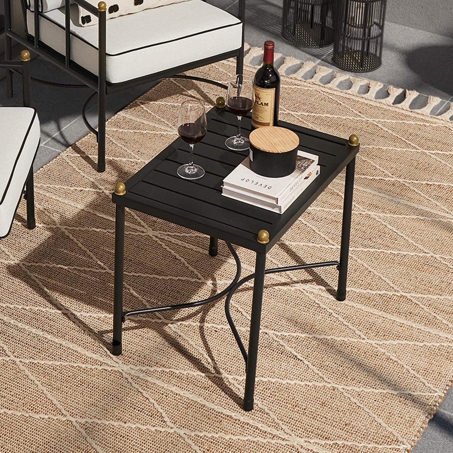 Mobili da giardino Mopio Odelia, set da conversazione componibile per esterni