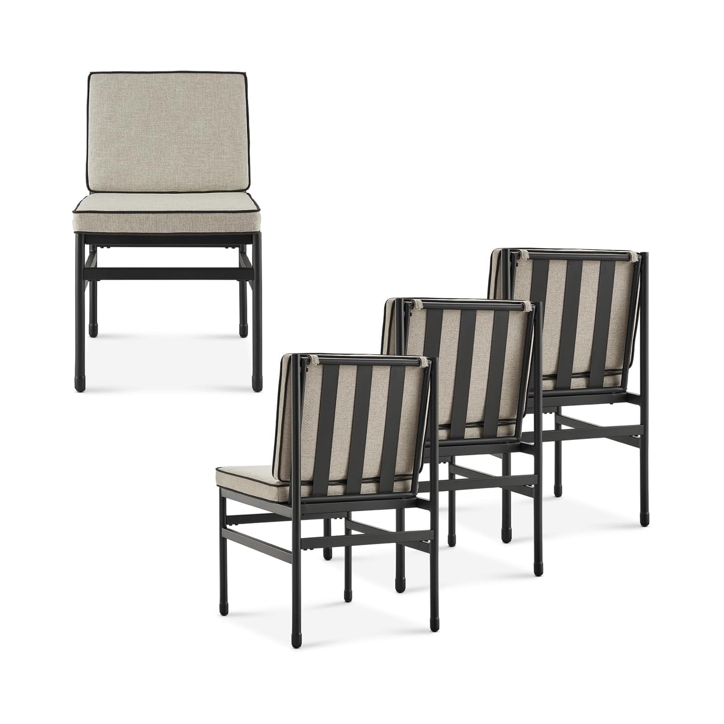 Mobili da giardino Mopio Odelia, set da conversazione componibile per esterni