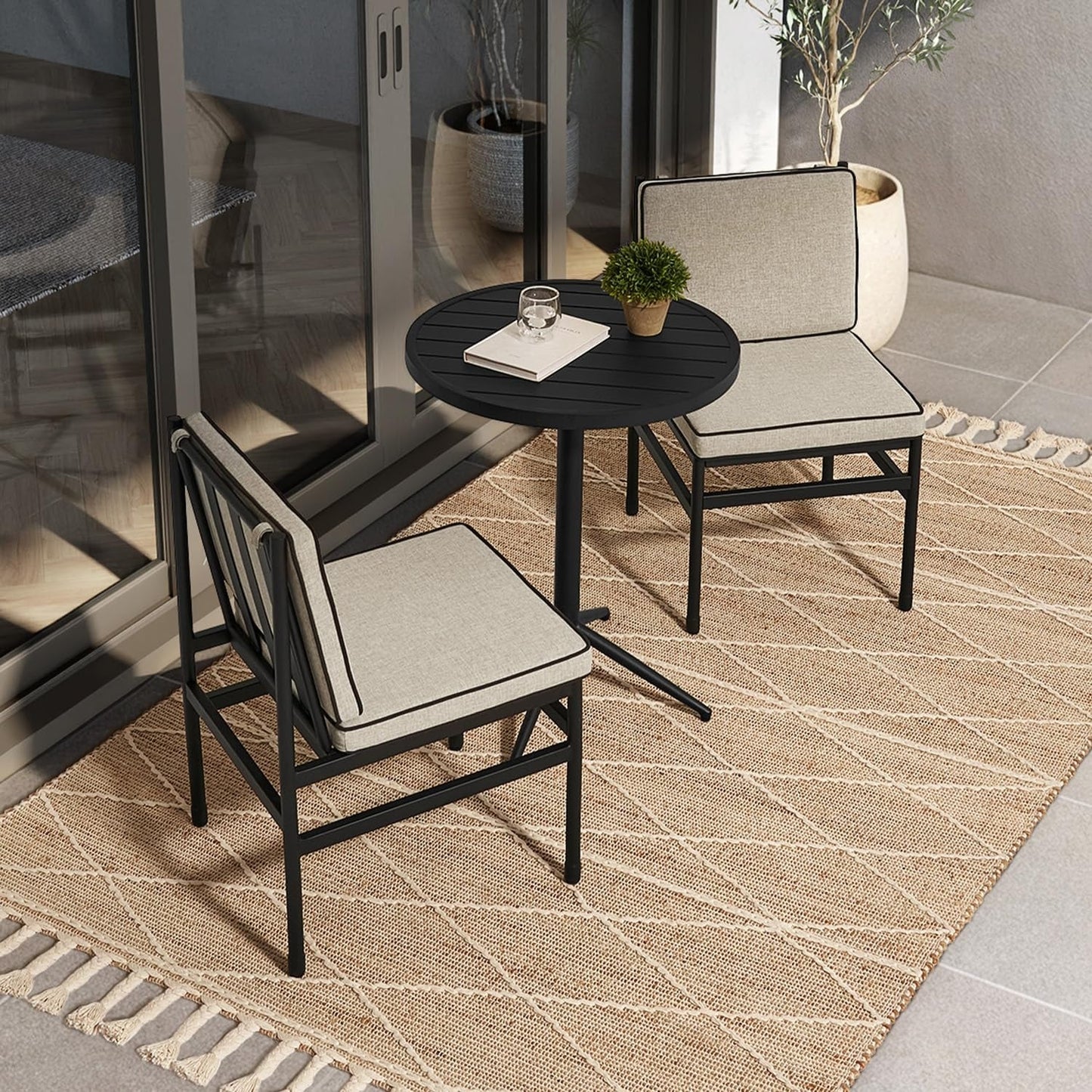 Mobili da giardino Mopio Odelia, set da conversazione componibile per esterni