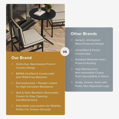 Mobili da giardino Mopio Odelia, set da conversazione componibile per esterni