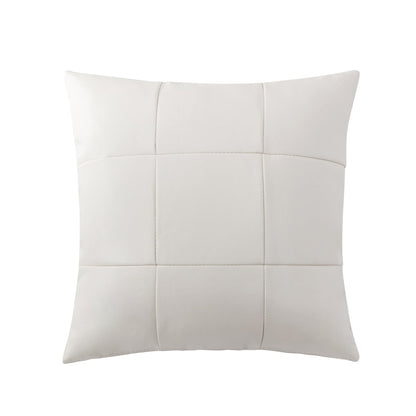 Divano imbottito Morden Fort per soggiorno, divano a tre posti in similpelle