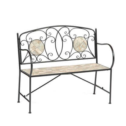 Panca a due posti Islington Sand Mosaic Tile - 22,8x5,1x40,9