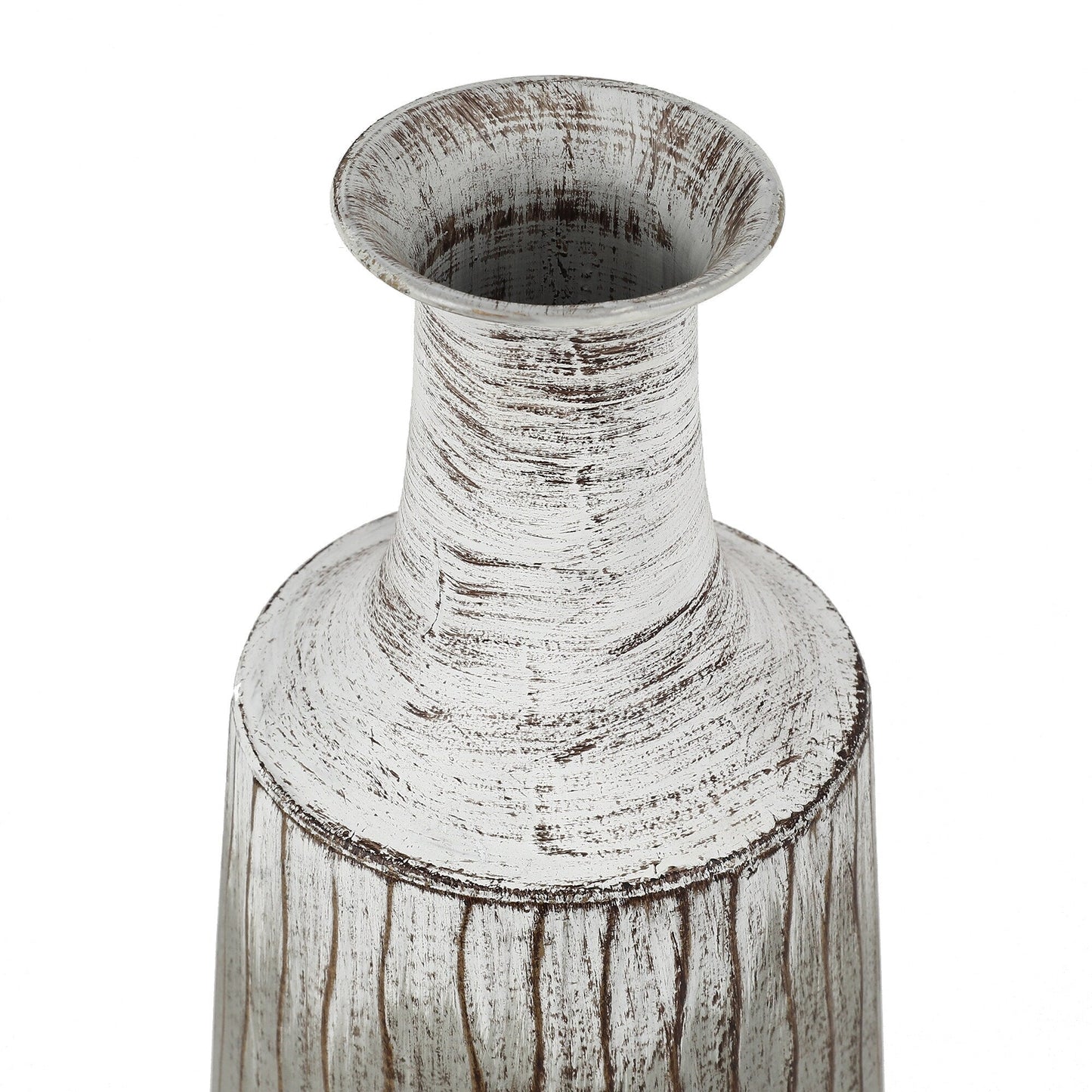 Vasi in metallo sfumato multicolore (set da 3)