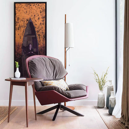 Vasi in metallo sfumato multicolore (set da 3)