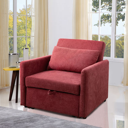 Divano letto pieghevole multifunzione in tessuto