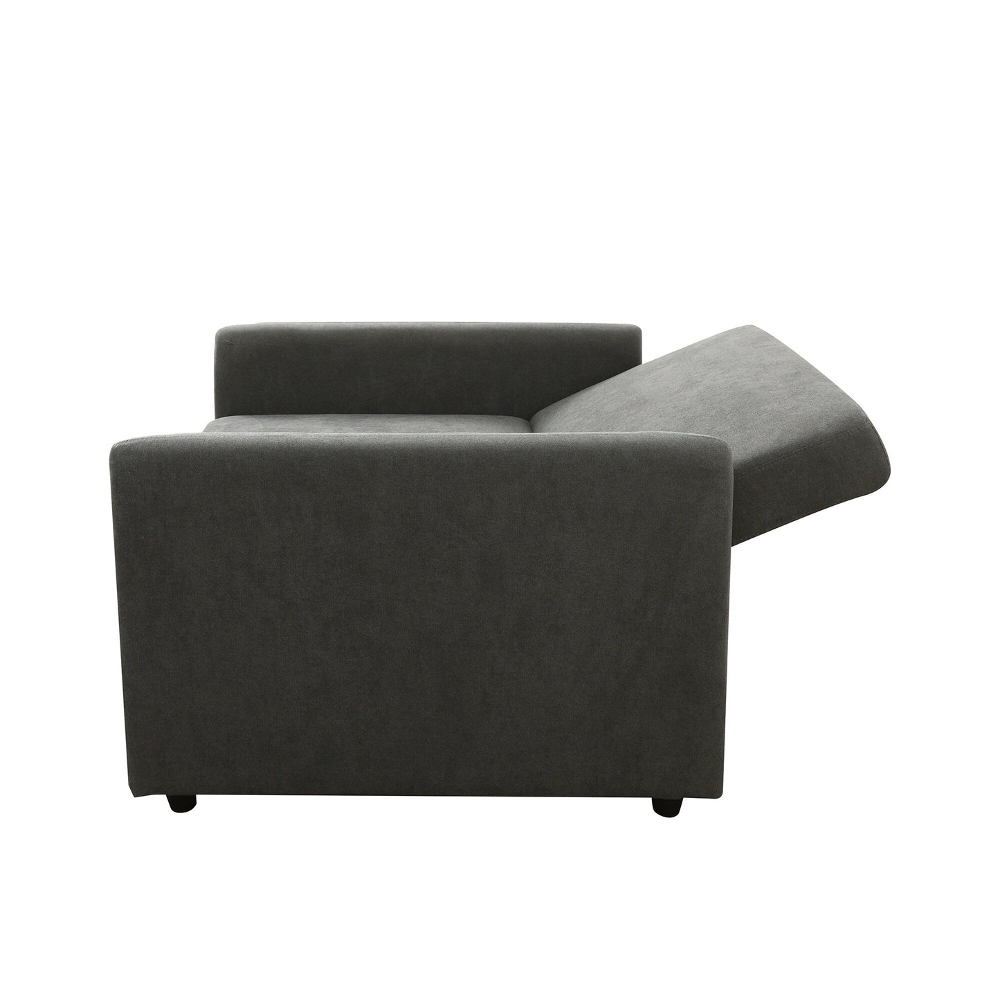 Divano letto pieghevole multifunzione in tessuto