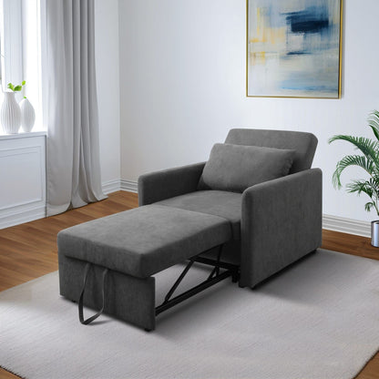 Divano letto pieghevole multifunzione in tessuto