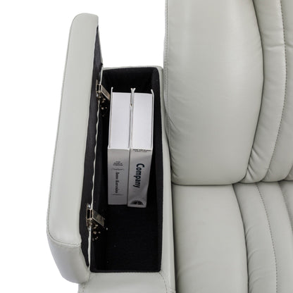 Poltrona reclinabile elettrica multifunzionale girevole a 270° per home theater