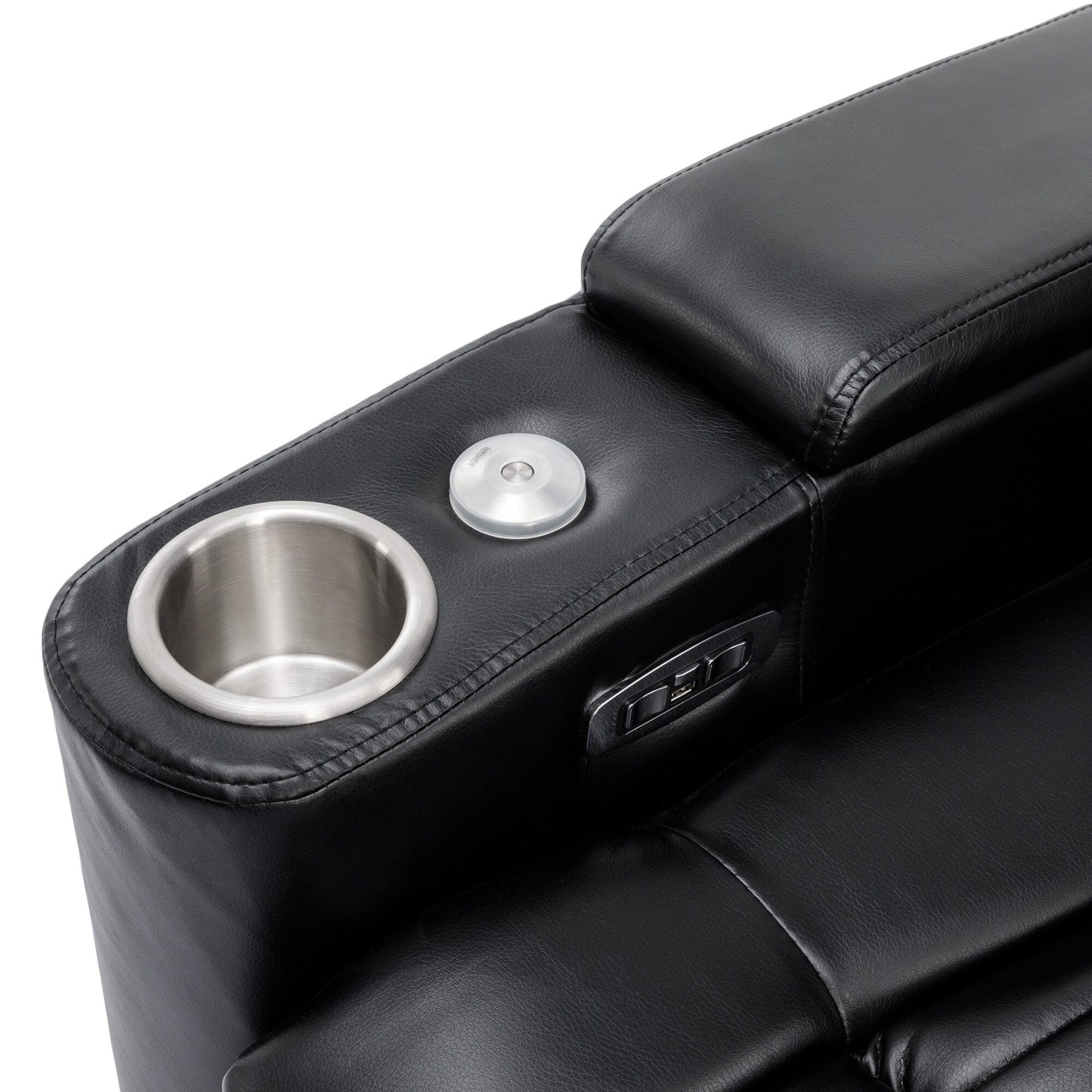 Poltrona reclinabile elettrica multifunzionale girevole a 270° per home theater