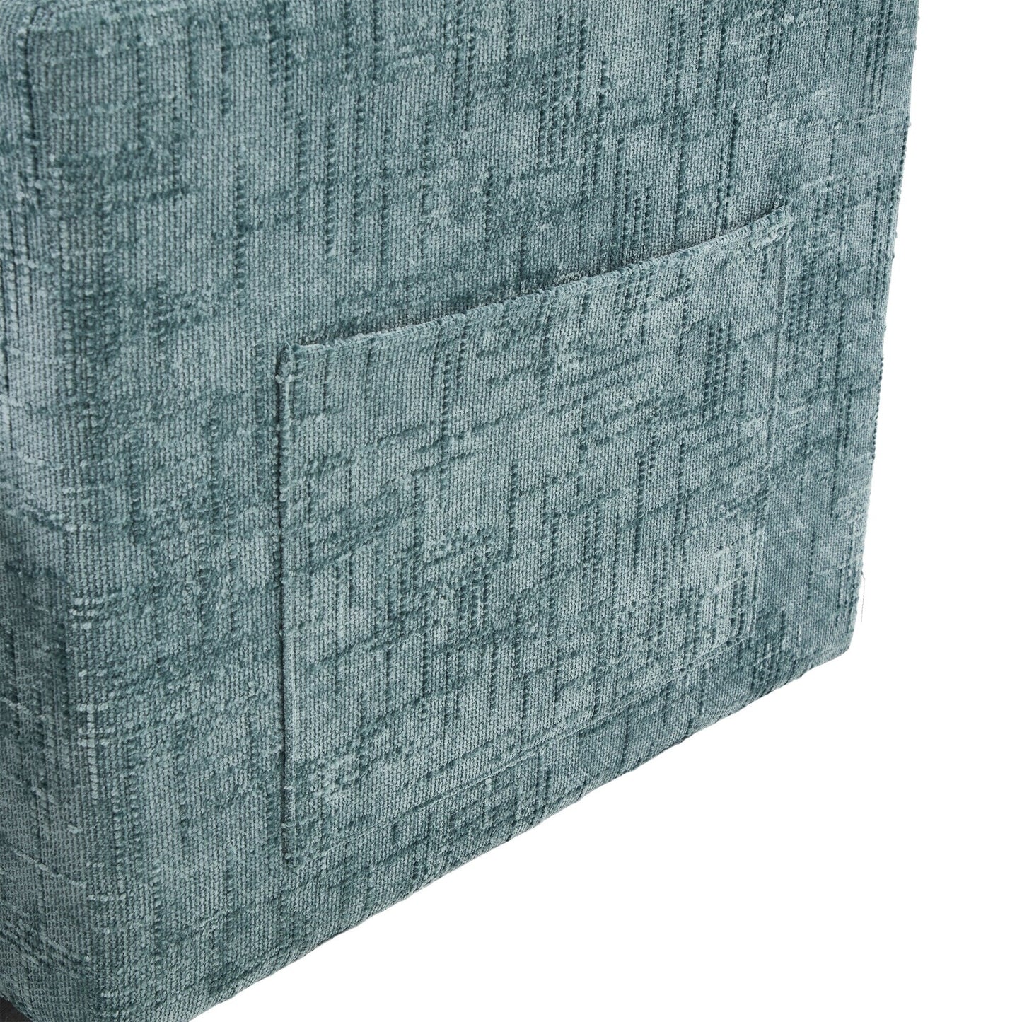 Divano reclinabile multifunzionale per persone pigre, può essere riposto, schienale con supporto per cellulare, sedia singola in ciniglia per il tempo libero