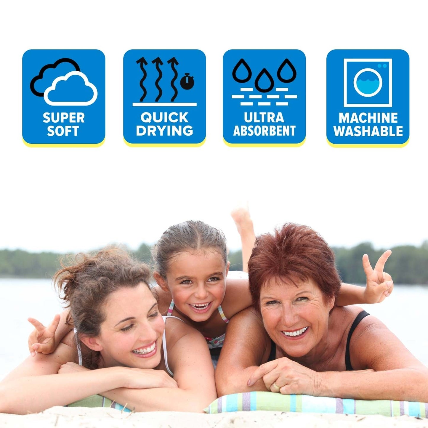 Set di teli mare oversize in cotone Mystic Dolphin, 2 pezzi, di Superior