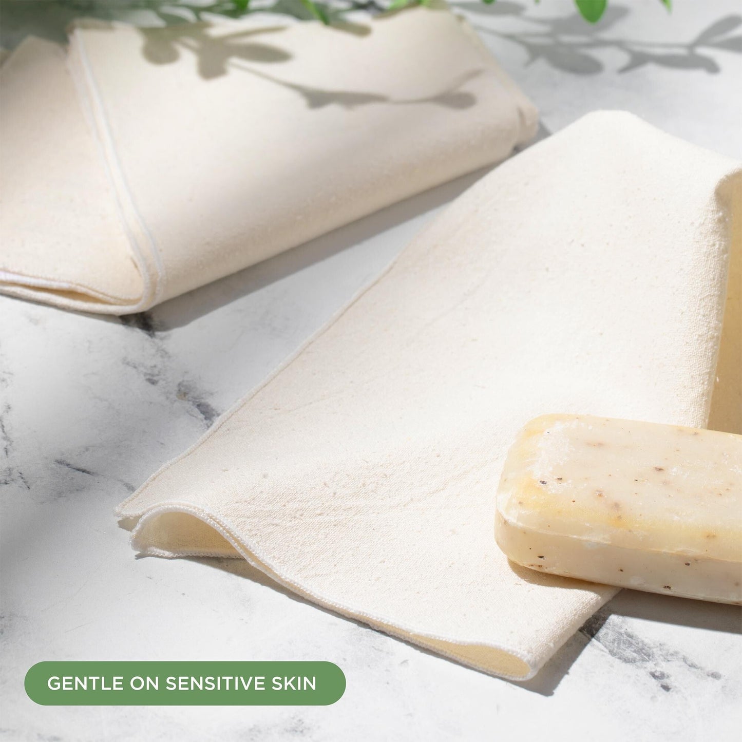 Set di 2 salviette esfolianti in seta NIGHT