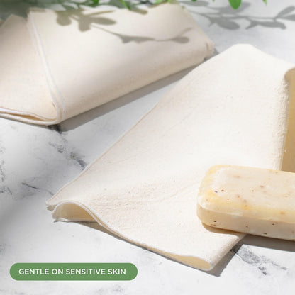 Set di 2 salviette esfolianti in seta NIGHT