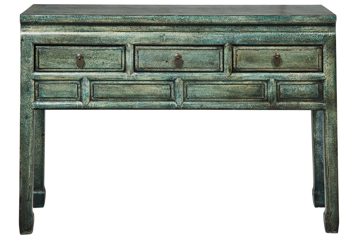 Ningbo - Consolle 3 Cassetini Petrolio