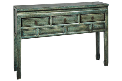 Ningbo - Consolle 3 Cassetini Petrolio