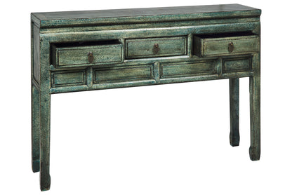 Ningbo - Consolle 3 Cassetini Petrolio