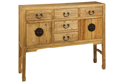 Ningbo - Consolle 4 Cassetti 4 Sportellini Naturale